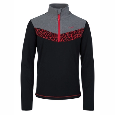 Skipully Protest Girls Fresh 1/4 Zip Top True Black
