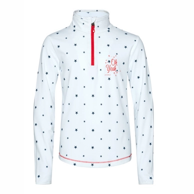 Skipully Protest Girls Orange 1/4 Zip Seashell