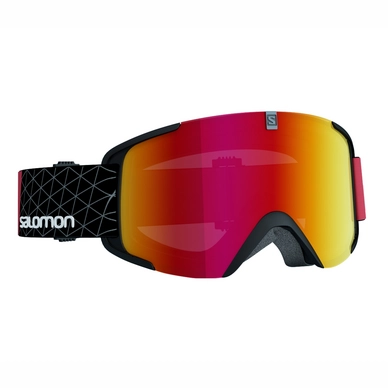 Controle Fonkeling Individualiteit Skibril Salomon Xview Black-Red Mid Red | Outdoorsupply