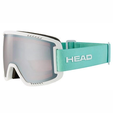 Skibrille HEAD Contex Size M Turquoise / FMR Silver