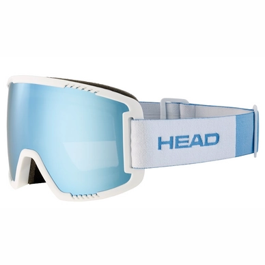 Skibrille HEAD Contex Size L White / FMR Blue Unisex