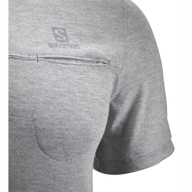 Poloshirt Salomon Explore Polo Light Grey Herren Outdoorsupply