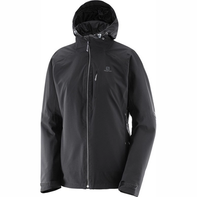 Jacke Salomon Nebula 2L Jacket Black Damen