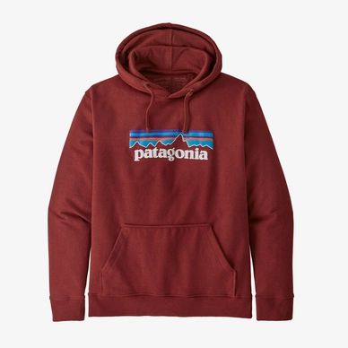 Pull Patagonia Homme P6 Logo Uprisal Hoody Barn Red