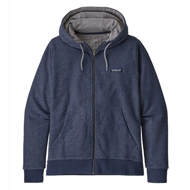 Gilet Patagonia Femme P6 Label French Terry Full Zip Hoody Navy Blue