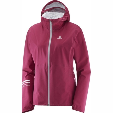Jacke Salomon Lightning WP Jacket Beet Red Damen