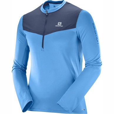 Trui Salomon Fast Wing Half Zip Men Hawaiian Surf