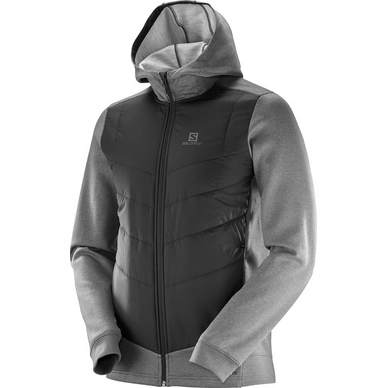 Vest Salomon Pulse Hybrid Hoodie Men Black