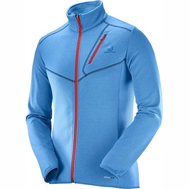 Skipullover Salomon Discovery Full Zip Hawaiian Surf Herren
