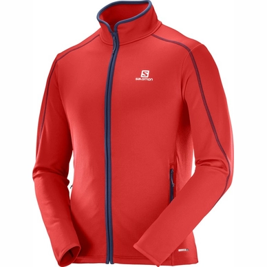 Ski Fleece Salomon Atlantis Full Zip Men Matador