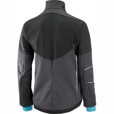 Jas Salomon Elevate Softshell Jacket Women Black Blue Bird