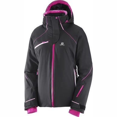 Ski Jas Salomon Speed Jacket Women Black