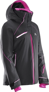 Ski Jas Salomon Speed Jacket Women Black