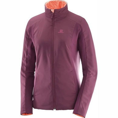 Jas Salomon Drifter Mid Jacket Women Fluo Coral
