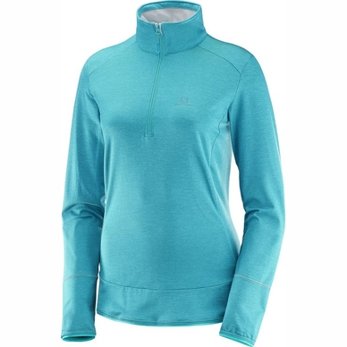 Skipullover Salomon Discovery Half Zip Blue Bird Damen