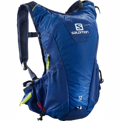 Rugzak Salomon Agile 12 Set Surf The Web Acid Lime Dress Blue