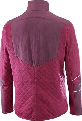 Trui Salomon Elevate Warm Half Zip Jacket Women Beet Red Fig