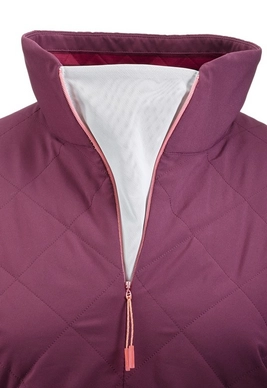 Trui Salomon Elevate Warm Half Zip Jacket Women Beet Red Fig