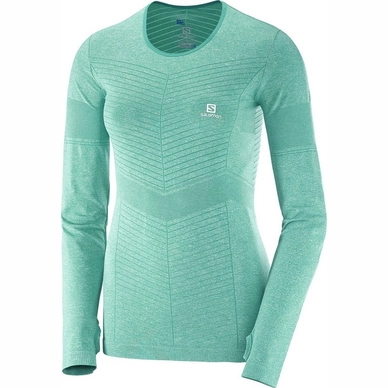 Long Sleeve T-Shirt Salomon Elevate Seamless Women Dynasty Green