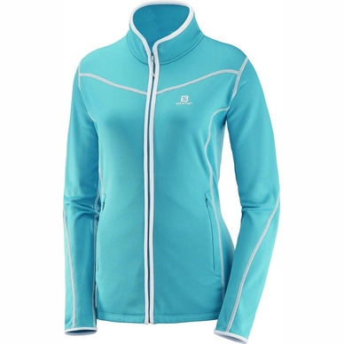 Vest Salomon Atlantis Full Zip Women Blue Bird