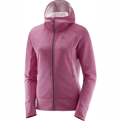 Vest Salomon Right Nice Mid Hoodie Women Beet Red