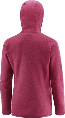 Vest Salomon Bise Hoodie Women Beet Red