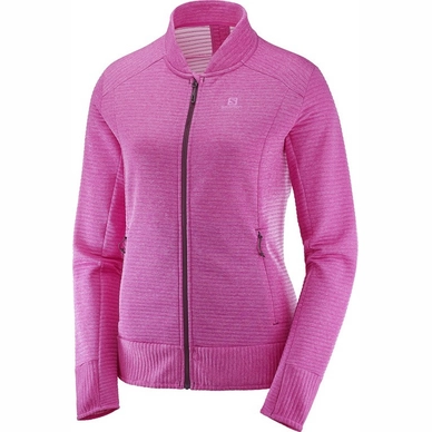 Vest Salomon Right Nice Full Zip Mid Women Rose Violet