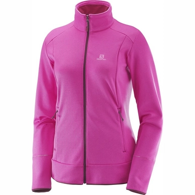 Vest Salomon Discovery Full Zip Women Rose Violet