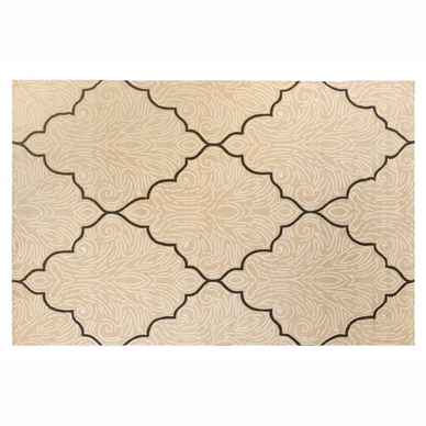 Tapijt Riverdale Sage Wit Zwart 160 x 230 cm