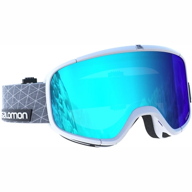 Skibril Salomon Four Seven White/ Mid Blue