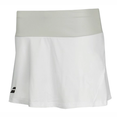 Tennisrock Babolat Girls Core Skirt White White Kinder