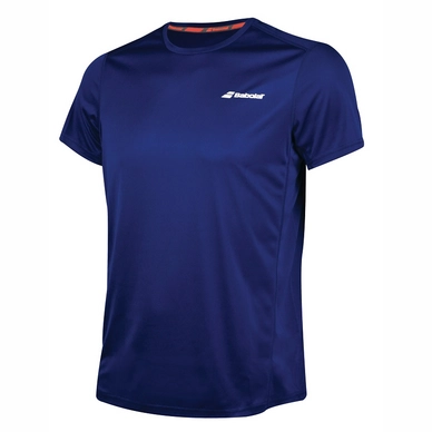 T-shirt de Tennis Babolat Men Core Flag Club Tee Estate Blue