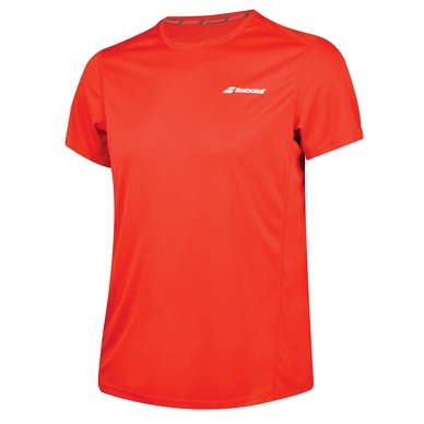 T-shirt de Tennis Babolat Men Core Flag Club Tee Fiery Red