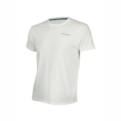 Tennisshirt Babolat Men Core Tee White