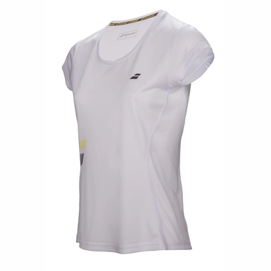 T-shirt de Tennis Babolat Core Flag Club Tee Women White