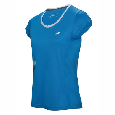 T-shirt de Tennis Babolat Core Flag Club Tee Women Drive Blue