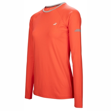 T-shirt manches longues Babolat Core LS Tee Women Fluo Red
