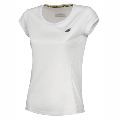 T-shirt de Tennis Babolat Women Core Flag Club Tee White White