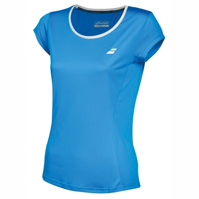 Tennisshirt Babolat Women Core Flag Club Tee Diva Blue