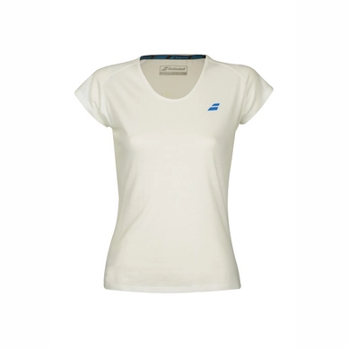 Tennisshirt Babolat Women Core Tee White White