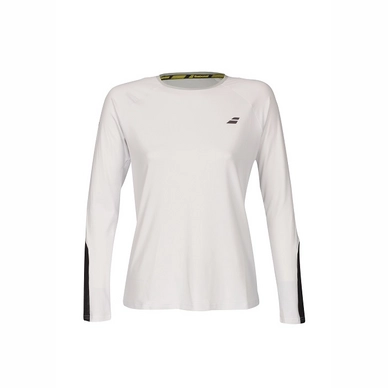 T-shirt de Tennis Babolat Women Core LS Tee White Rabbit