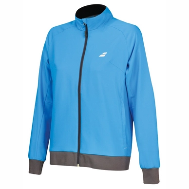 Tennisjacke Babolat Core Club Jacket Diva Blue Rabbit Damen