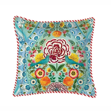 Sierkussen Pip Studio Melody Blauw Percal (45 x 45 cm)