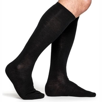 Sokken Woolpower Unisex Liner knee-high Black