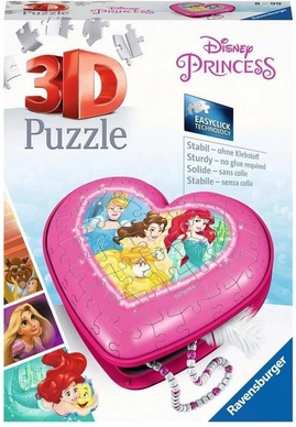 Puzzel Ravensburger Hartendoosje Princess 3D (54 stukjes)