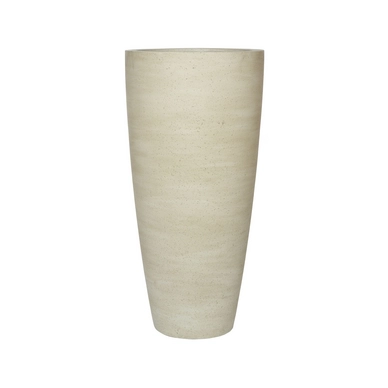 Bloempot Pottery Pots Cement and Stone Dax XL Beige Washed 47 x 99,5 cm