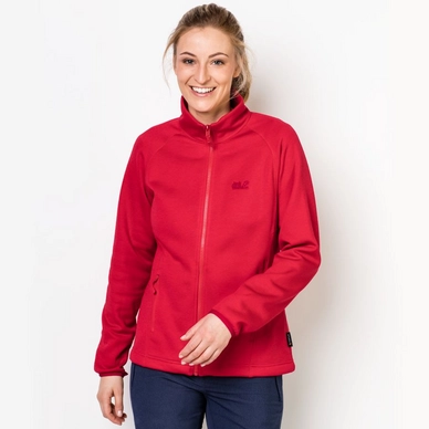 Winterjas Jack Wolfskin Women Cascade Pass 3in1 True Red