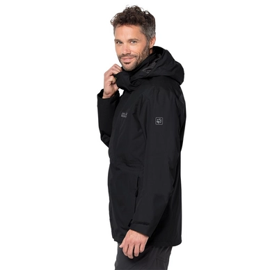 Jas Jack Wolfskin Men Echo Peak Flex Black