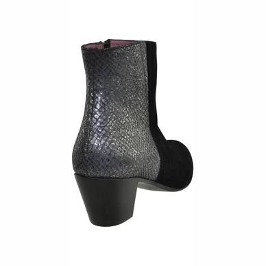 Enkellaars JJ Footwear Dudley Zwart Voetbreedte H