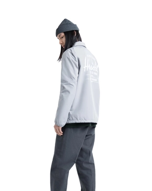 Jas Herschel Supply Co. Men's Voyage Coach Light Grey Crosshatch/White Classic Logo